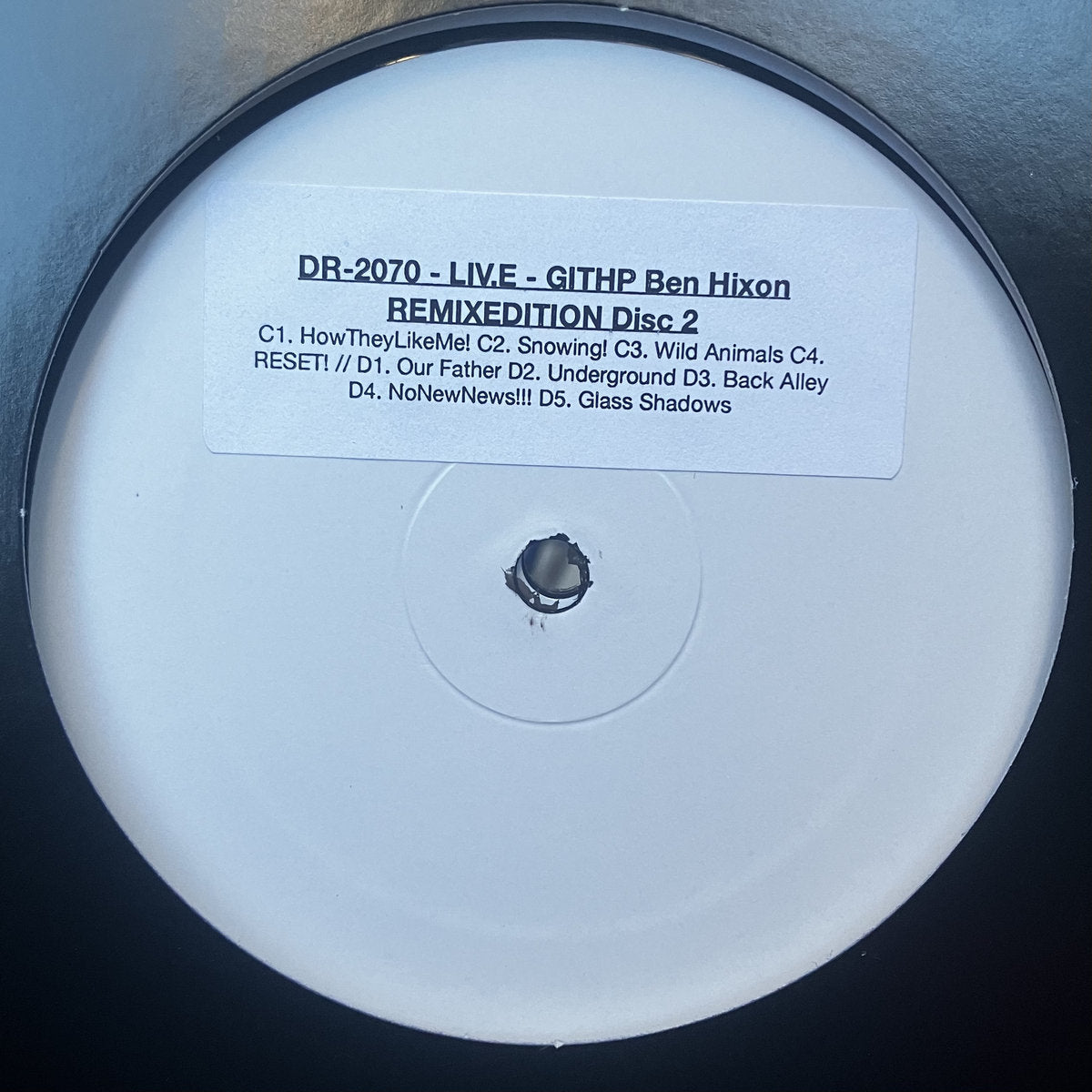 Liv.E / Ben Hixon - GITHP Ben Hixon Remixedition 2xLP (Vinyl)