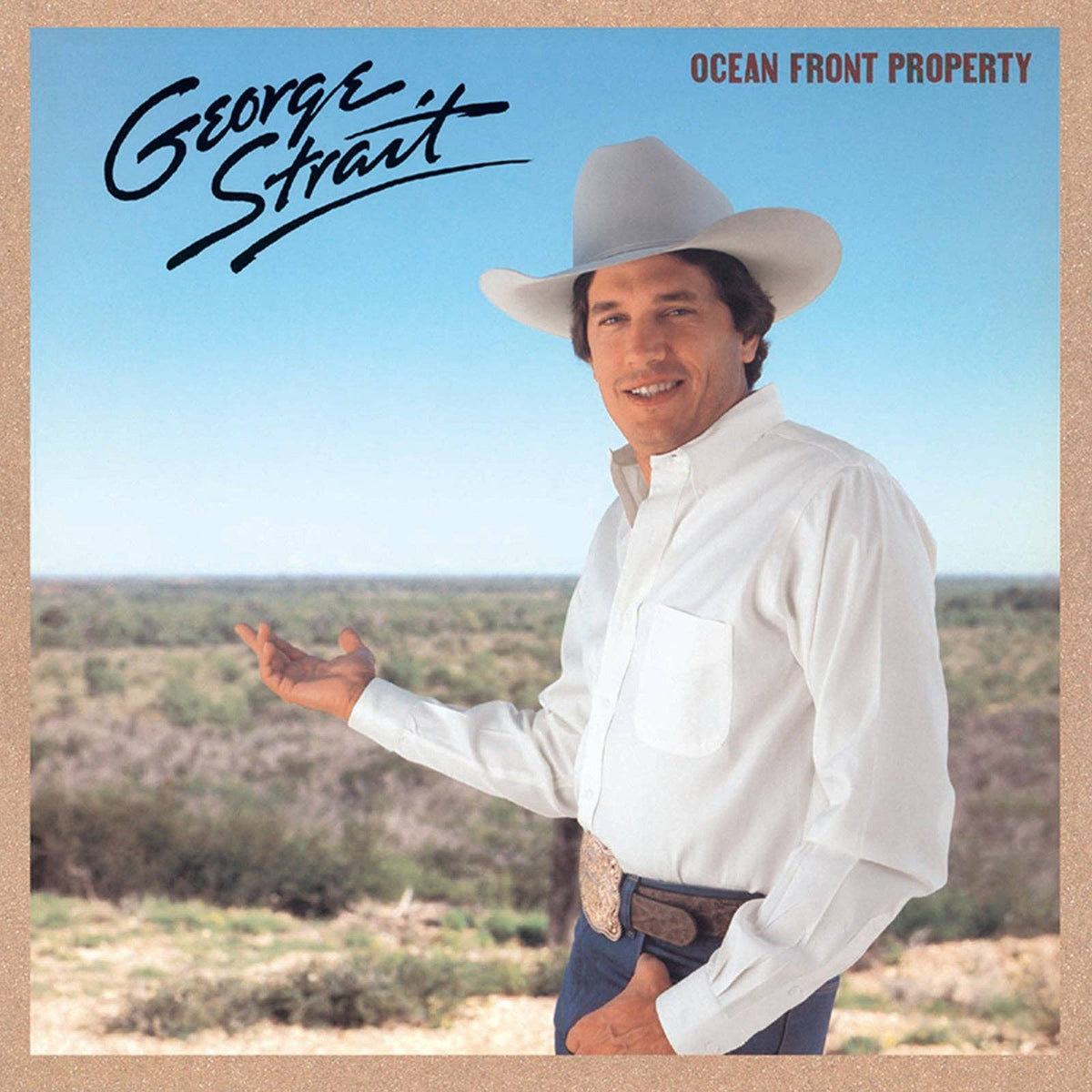 George Strait — Ocean Front Property | 1987 Country Vinyl LP