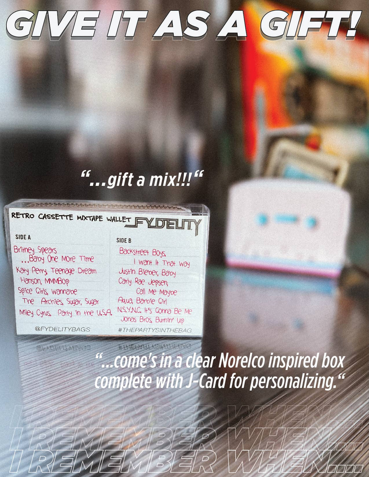 70261 Small Womens Cute Wallet Retro 80s Cassette Tape Pink