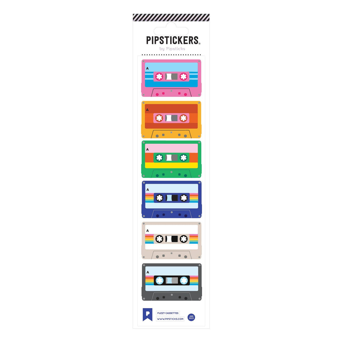 Fuzzy Cassettes Sticker Set