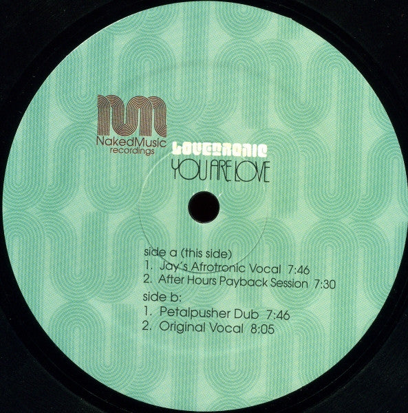 Lovetronic : You Are Love (12")