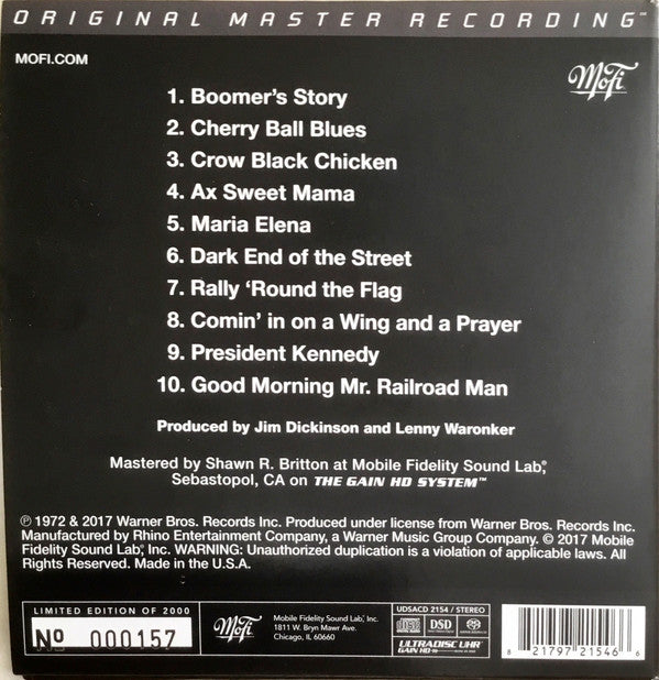 Ry Cooder : Boomer's Story (SACD, Hybrid, Album, Ltd, Num, RE, RM)