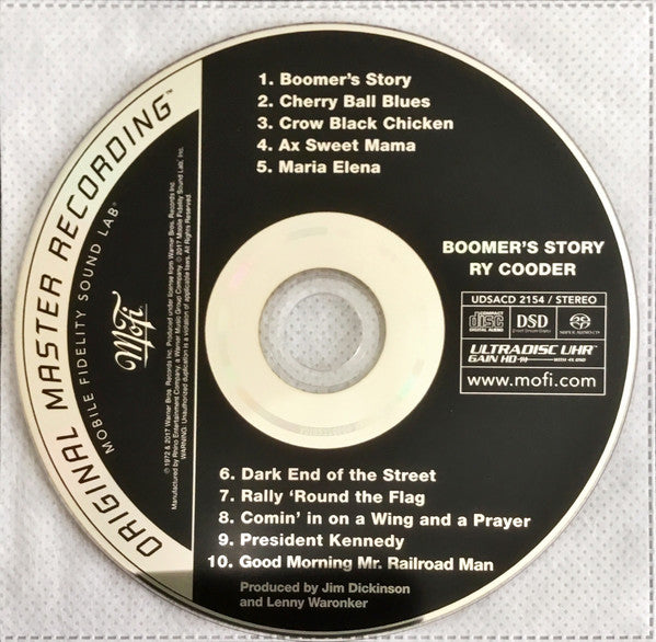 Ry Cooder : Boomer's Story (SACD, Hybrid, Album, Ltd, Num, RE, RM)