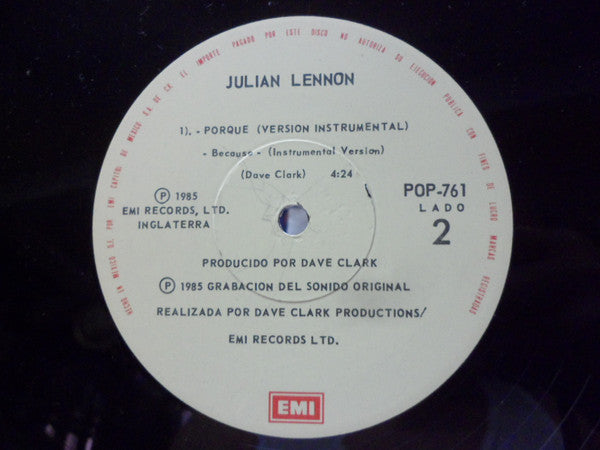 Julian Lennon : Porque (12")