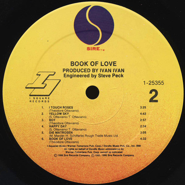 Book Of Love : Book Of Love (LP, Album, Spe)