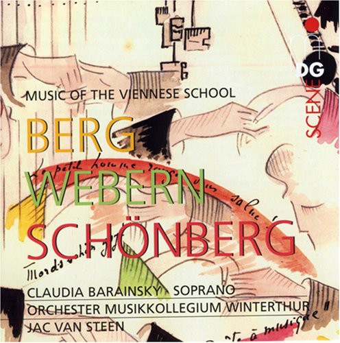 the album cover for A. Schonberg - Music of the Second Viennese School