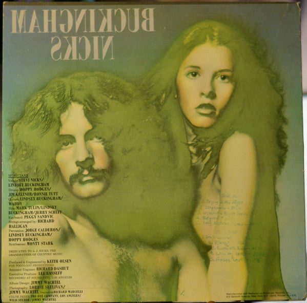 Buckingham Nicks : Buckingham Nicks (LP, Album, RE, PRC)
