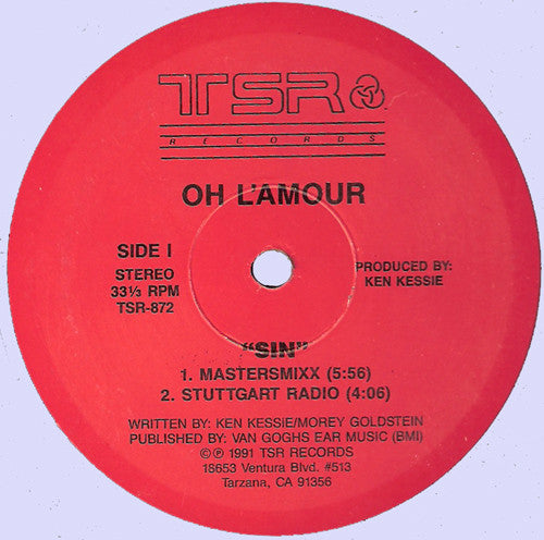 Oh L'Amour : Sin (12")