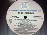 M.C. Brains* : G-String (Remix) (12", Promo)