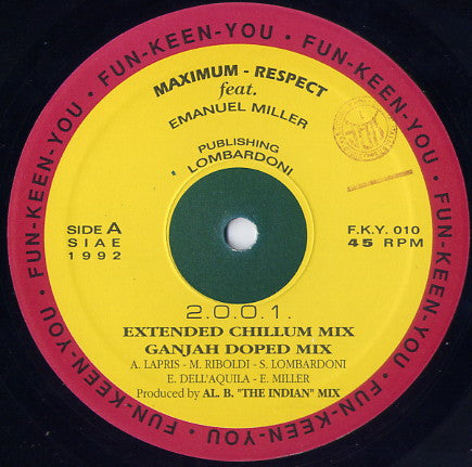 Maximum - Respect Feat. Emanuel Miller : 2.0.0.1. (12")