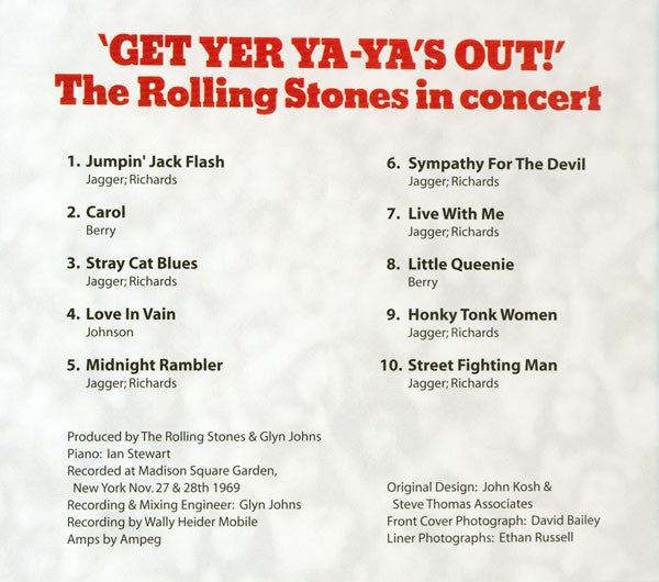 The Rolling Stones : Get Yer Ya-Ya's Out! (SACD, Hybrid, Album, RE, RM, Dig)