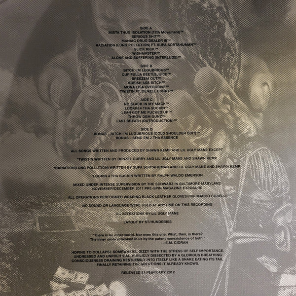 Lil Ugly Mane : Mista Thug Isolation (2xLP, Album, RE)