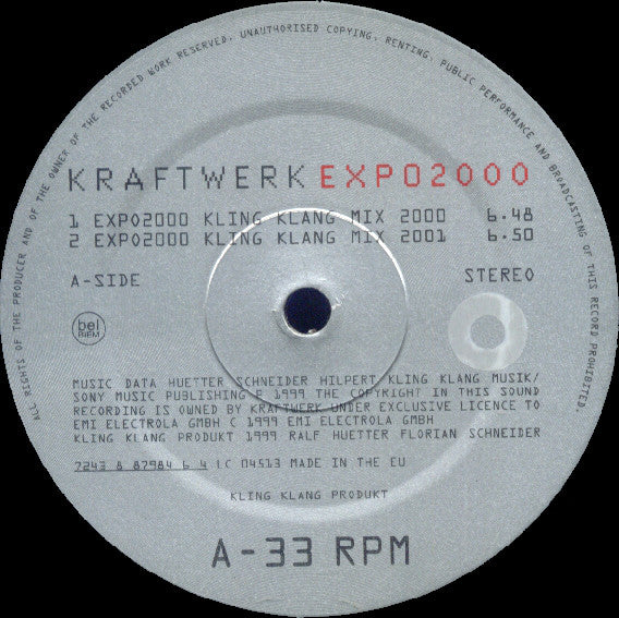 Kraftwerk : Expo2000 (12")