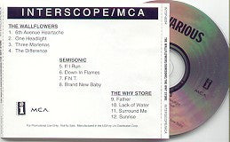 The Wallflowers / Semisonic / The Why Store : Sampler (CD, Promo, Smplr)