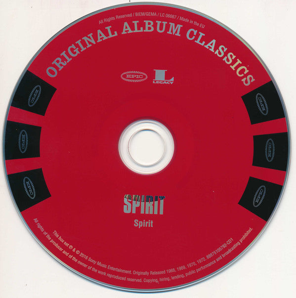Spirit (8) : Original Album Classics (Box, Comp, RE + CD, Album, RE + CD, Album, RE + CD)