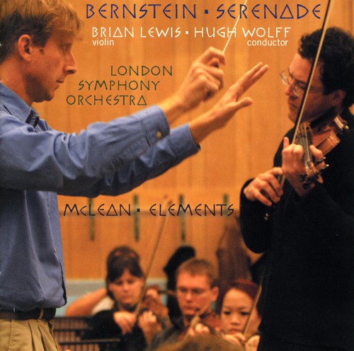 the album cover for Lewis/Wolff - Serenade / Elements