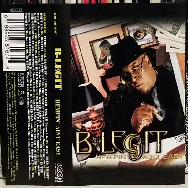 B-Legit : Hempin' Ain't Easy (Cass, Album)