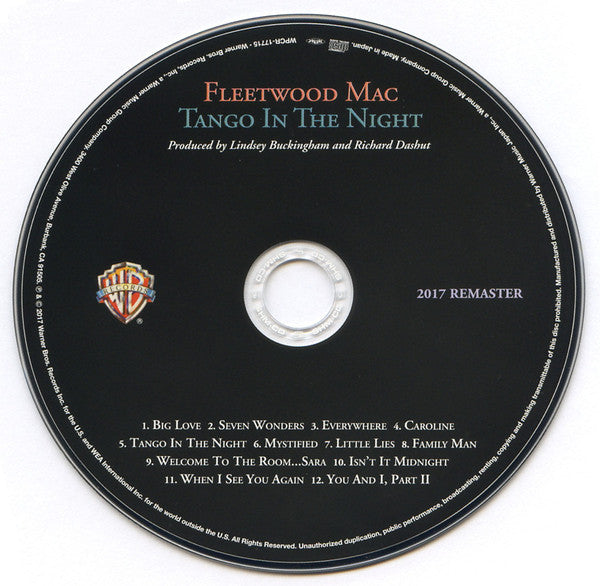 Fleetwood Mac : Tango In The Night (CD, Album, RE, RM, SHM)