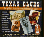 Various : Texas Blues: Early Blues Masters From The Lone Star State (4xCD, Comp, RE, RM + Box)