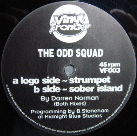 The Odd Squad : Strumpet / Sober Island (12")