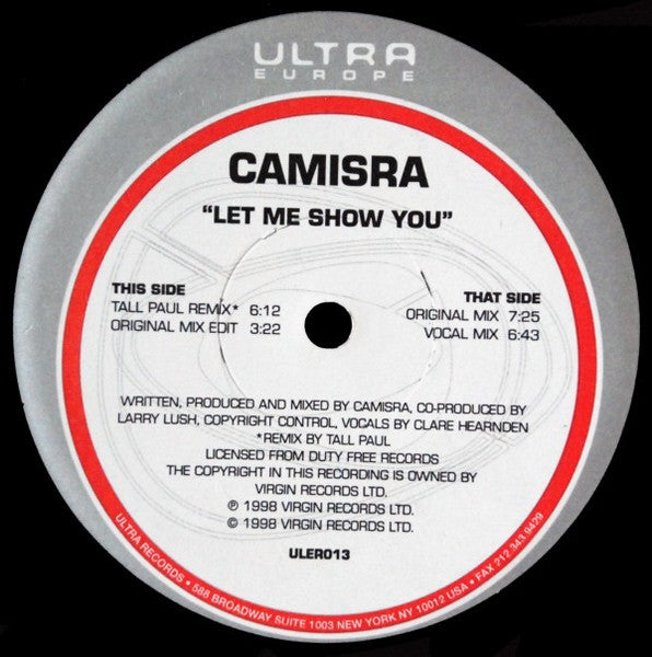 Camisra : Let Me Show You (12")