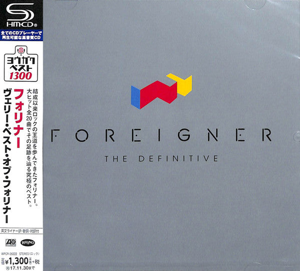 Foreigner : The Definitive (CD, Comp, RE, SHM)