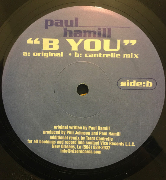 Paul Hamill : B You (12")
