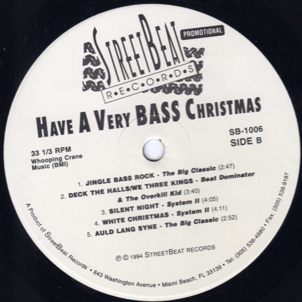 Various : Have A Very Bass Christmas (LP, Comp, Promo)