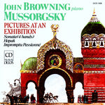 the album cover for John Browning - Pictures at An Exhibition