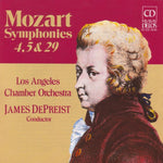 the album cover for James DePreist - Symphonies 4 & 5