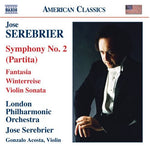 the album cover for José Serebrier - Symphony No 2: Partita