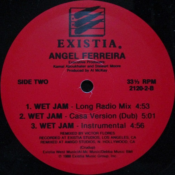 Angel Ferreira : Wet Jam (12", Single)