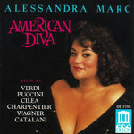 the album cover for Alessandra Marc - American Diva