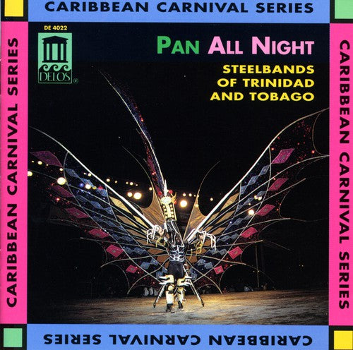 the album cover for Pan All Night - Pan All Night: Steel Band Music / Various
