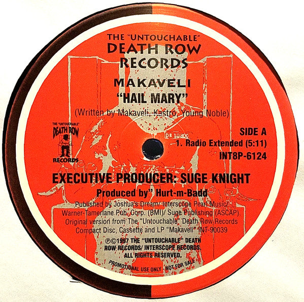 Makaveli : Hail Mary (12", Promo)