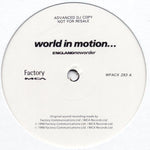 Englandneworder* : World In Motion... (12", Single, Promo)