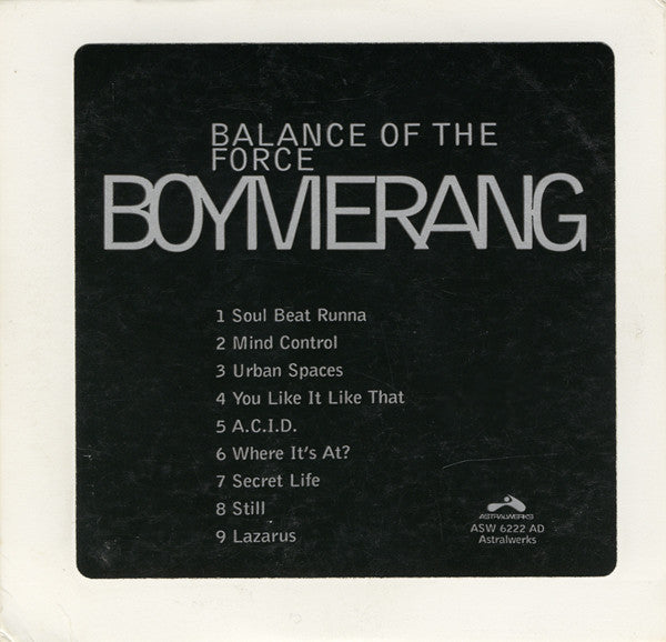 Boymerang : Balance Of The Force (CD, Album, Promo)