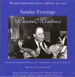 the album cover for Pierre Monteux - Sunday Evenings with Pierre Monteaux