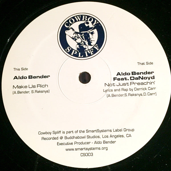 Aldo Bender : Make Us Rich / Wise Lessons (12")
