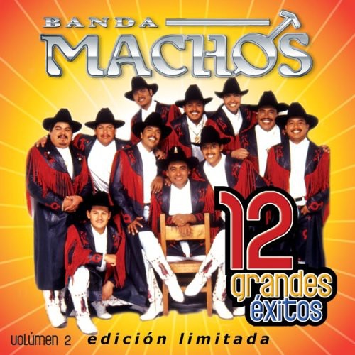 the album cover for Banda Machos - 12 Grandes Exitos 2