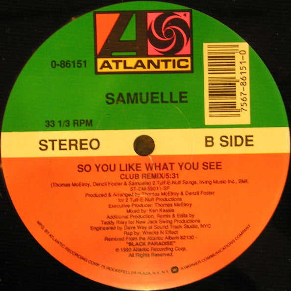 Samuelle* : So You Like What You See (12")