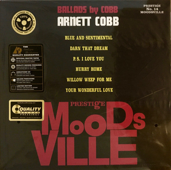 Arnett Cobb : Ballads By Cobb (LP, Album, Num, RE, RM, 200)