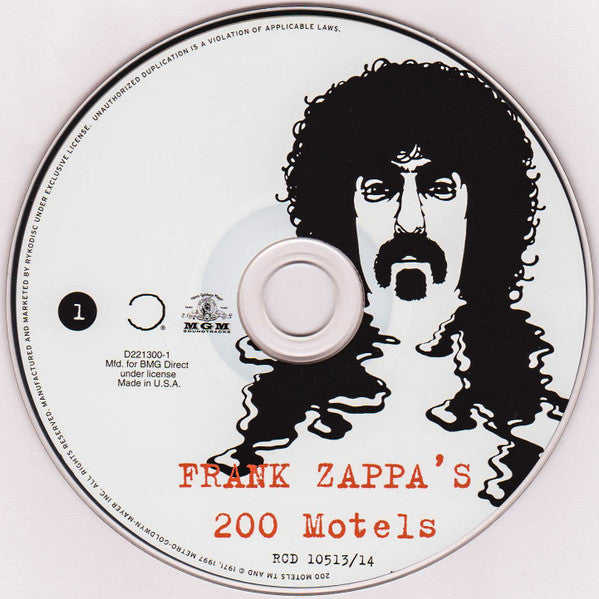 Frank Zappa : 200 Motels (2xCD, Album, Club, Dlx, Enh, RE, RM)