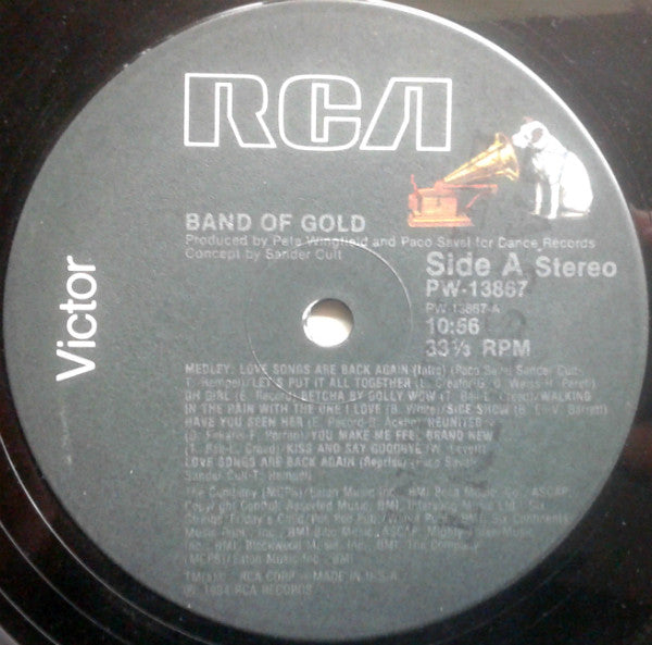 Band Of Gold : Medley: Love Songs Are Back Again (12", Single, P/Mixed)