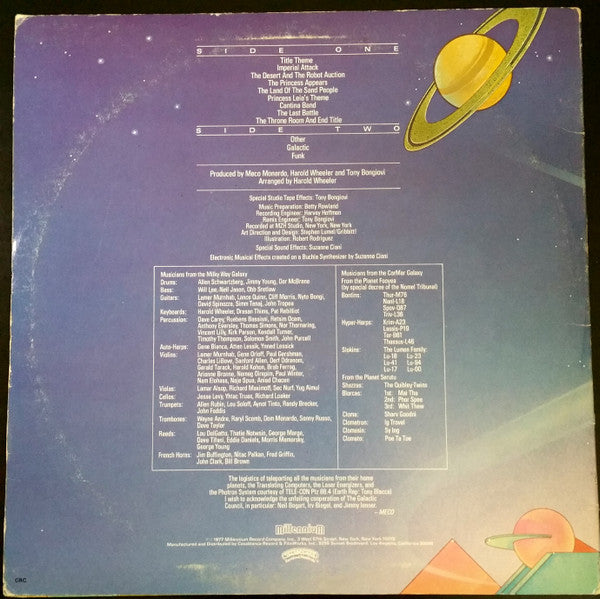 Meco Monardo : Music Inspired By Star Wars And Other Galactic Funk (LP, Album, Club)