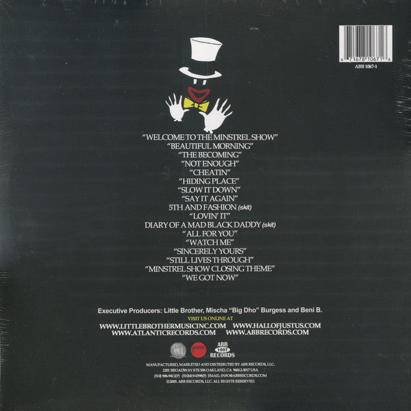 Little Brother (3) : The Minstrel Show (2xLP, Album, RE, RP, Gol)