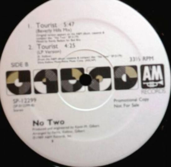 No Two : Tourist (12", Promo)