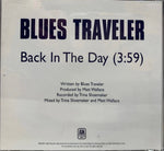 Blues Traveler : Back In The Day (CD, Single, Promo)