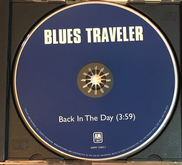 Blues Traveler : Back In The Day (CD, Single, Promo)