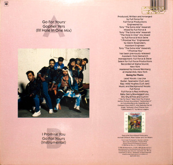 Lisa Lisa & Cult Jam With Full Force : Go For Yours (12", Single)